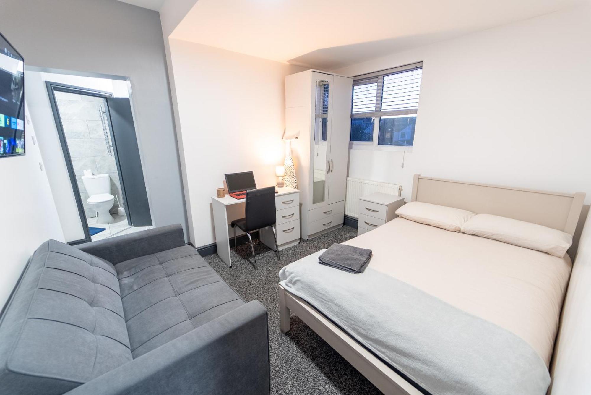 Free Parking Cosy Studios Close To City And Qe And Uob! 버밍엄 객실 사진