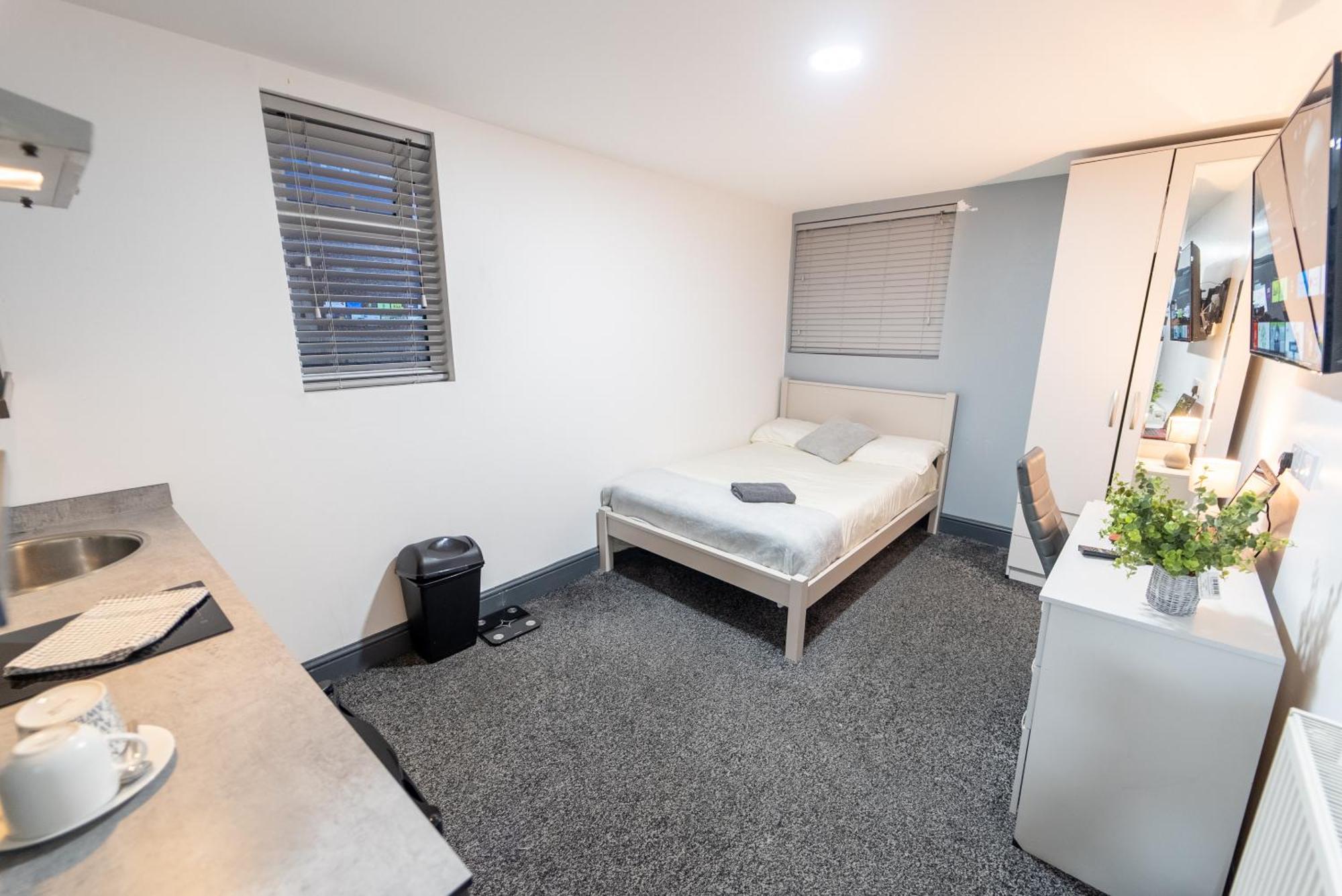Free Parking Cosy Studios Close To City And Qe And Uob! 버밍엄 객실 사진