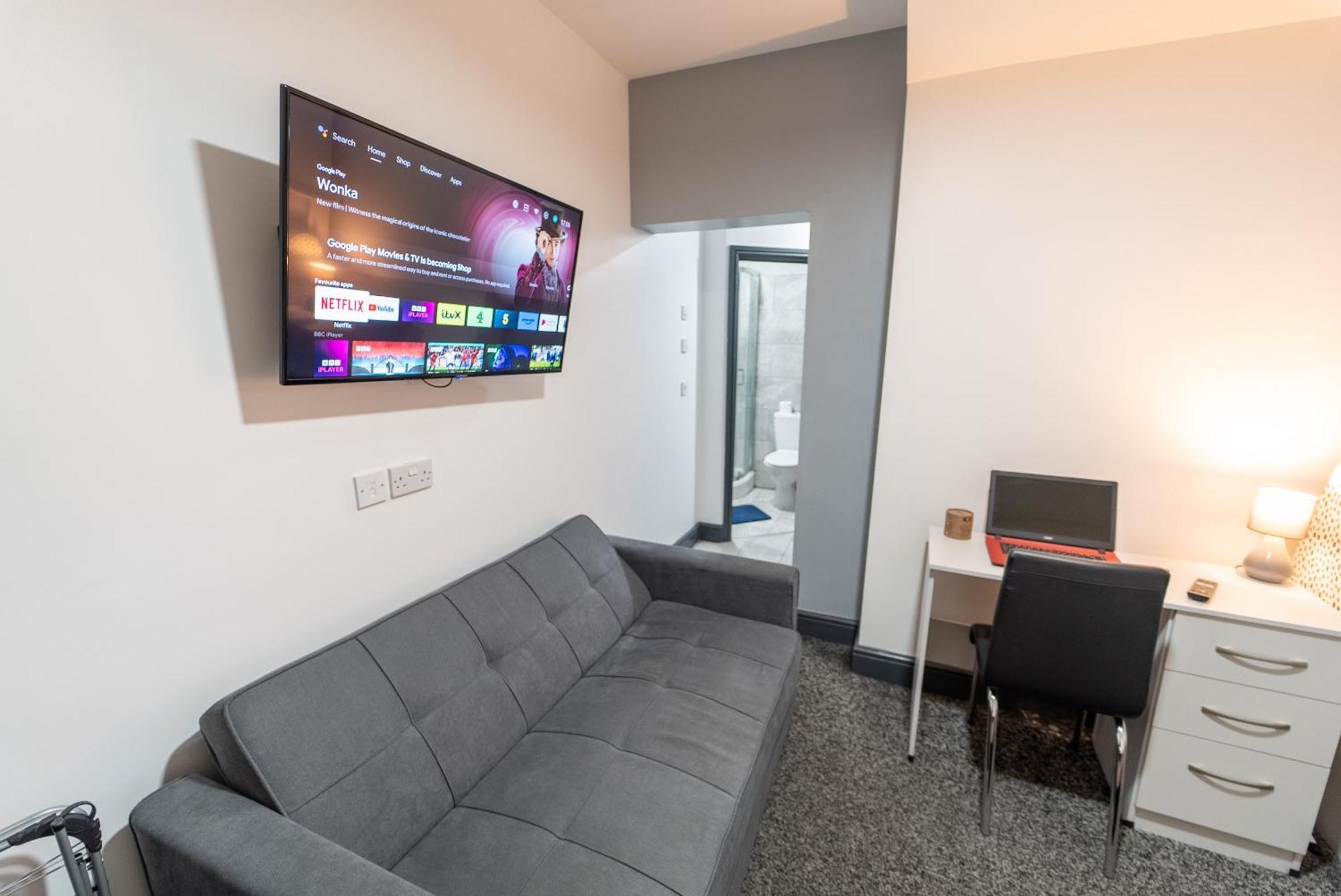 Free Parking Cosy Studios Close To City And Qe And Uob! 버밍엄 객실 사진