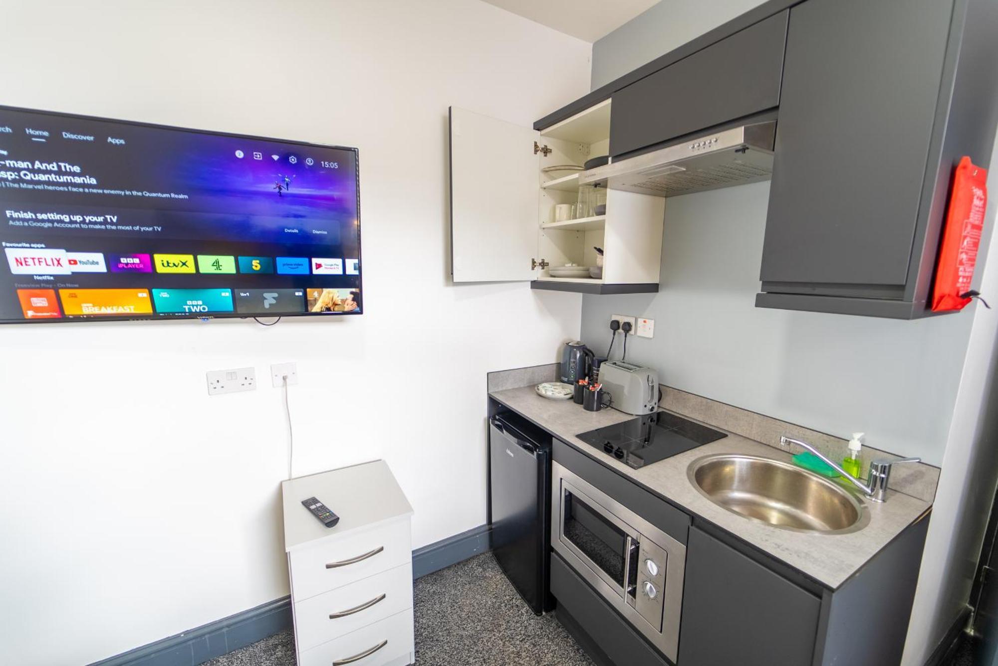 Free Parking Cosy Studios Close To City And Qe And Uob! 버밍엄 객실 사진