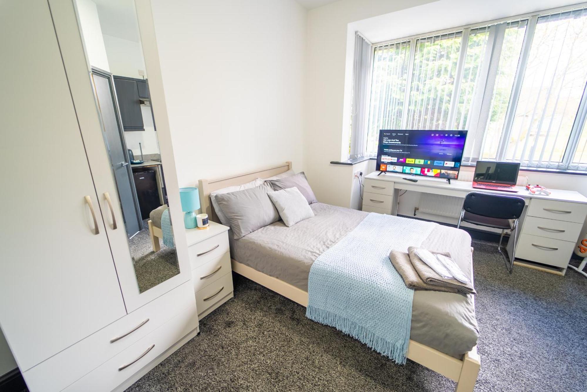 Free Parking Cosy Studios Close To City And Qe And Uob! 버밍엄 객실 사진
