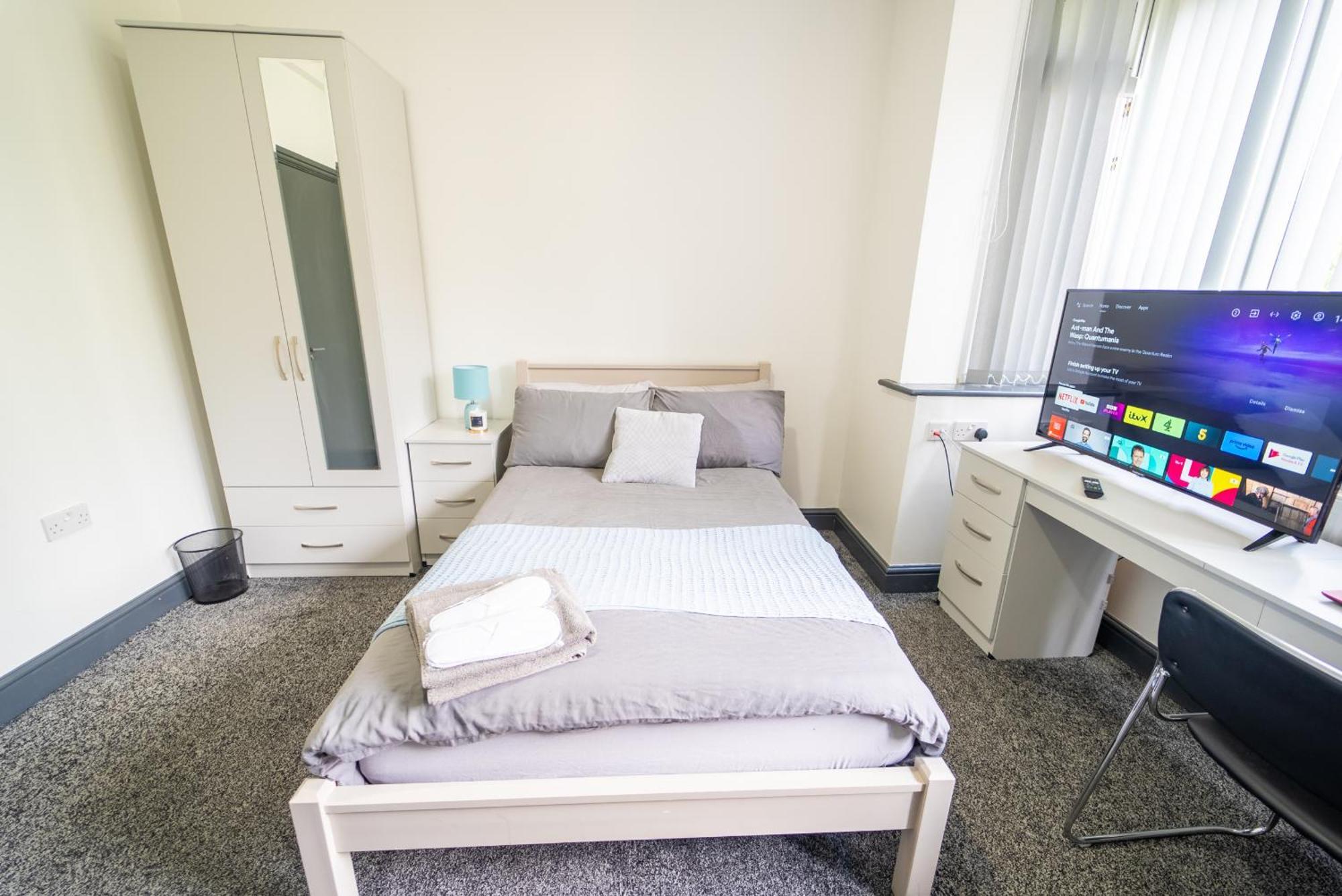 Free Parking Cosy Studios Close To City And Qe And Uob! 버밍엄 객실 사진